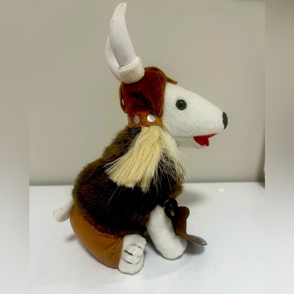 🌟 Adorable Target Bullseye Viking Dog! 🌟 - Picture 2 of 4